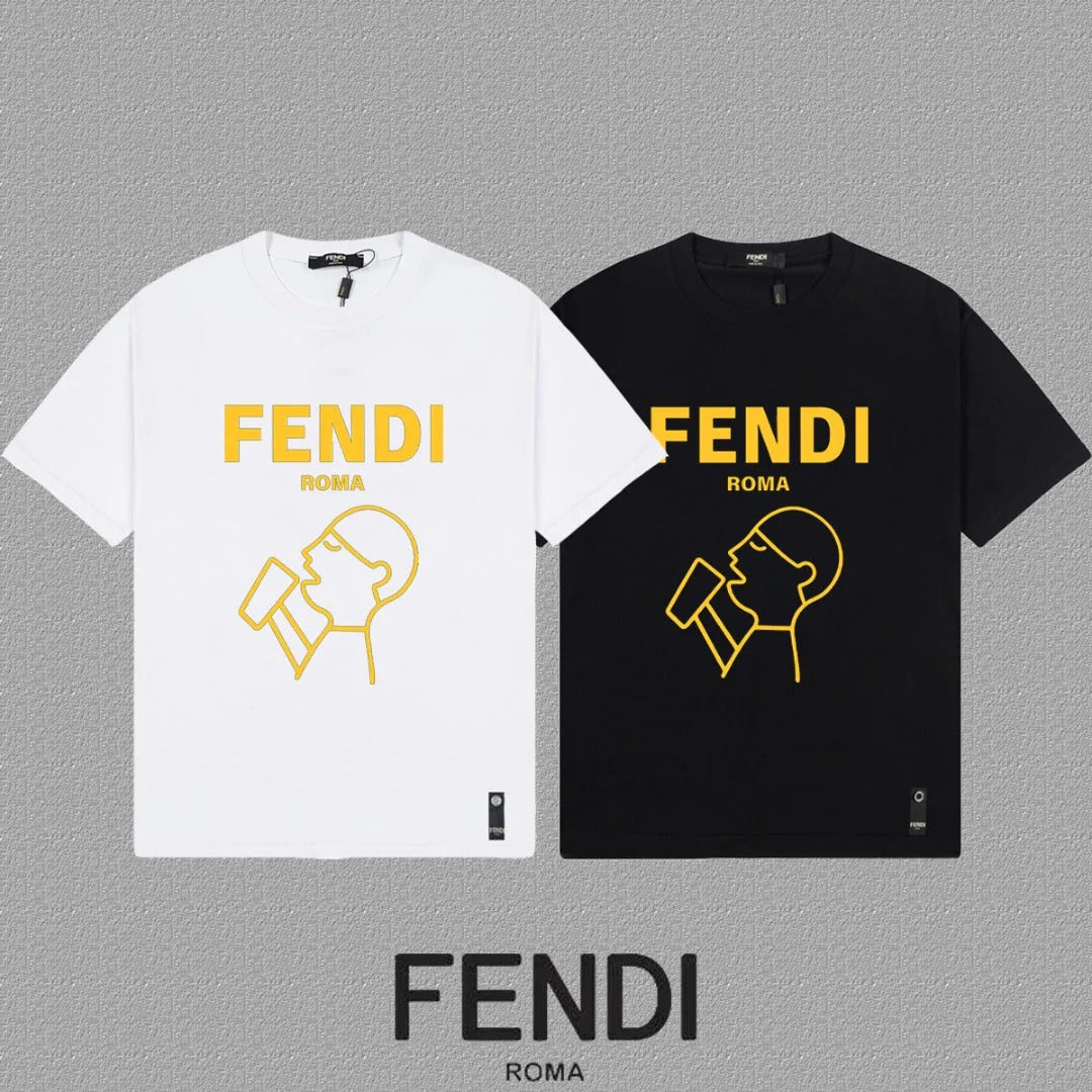 Fendi 2026 Men's Short-Sleeve T-Shirt Cotton 806059