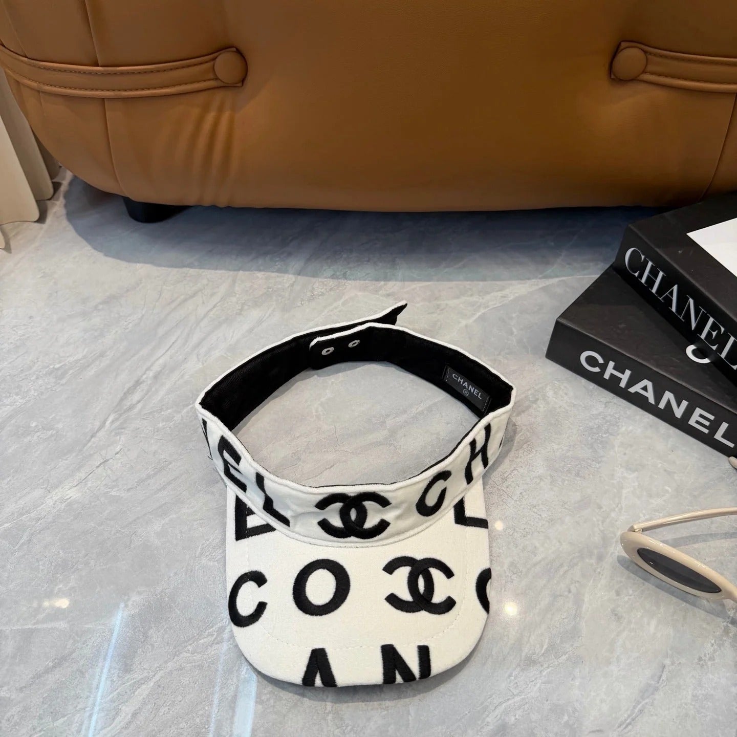 Chanel Coco Beach Hat With Visor 401122