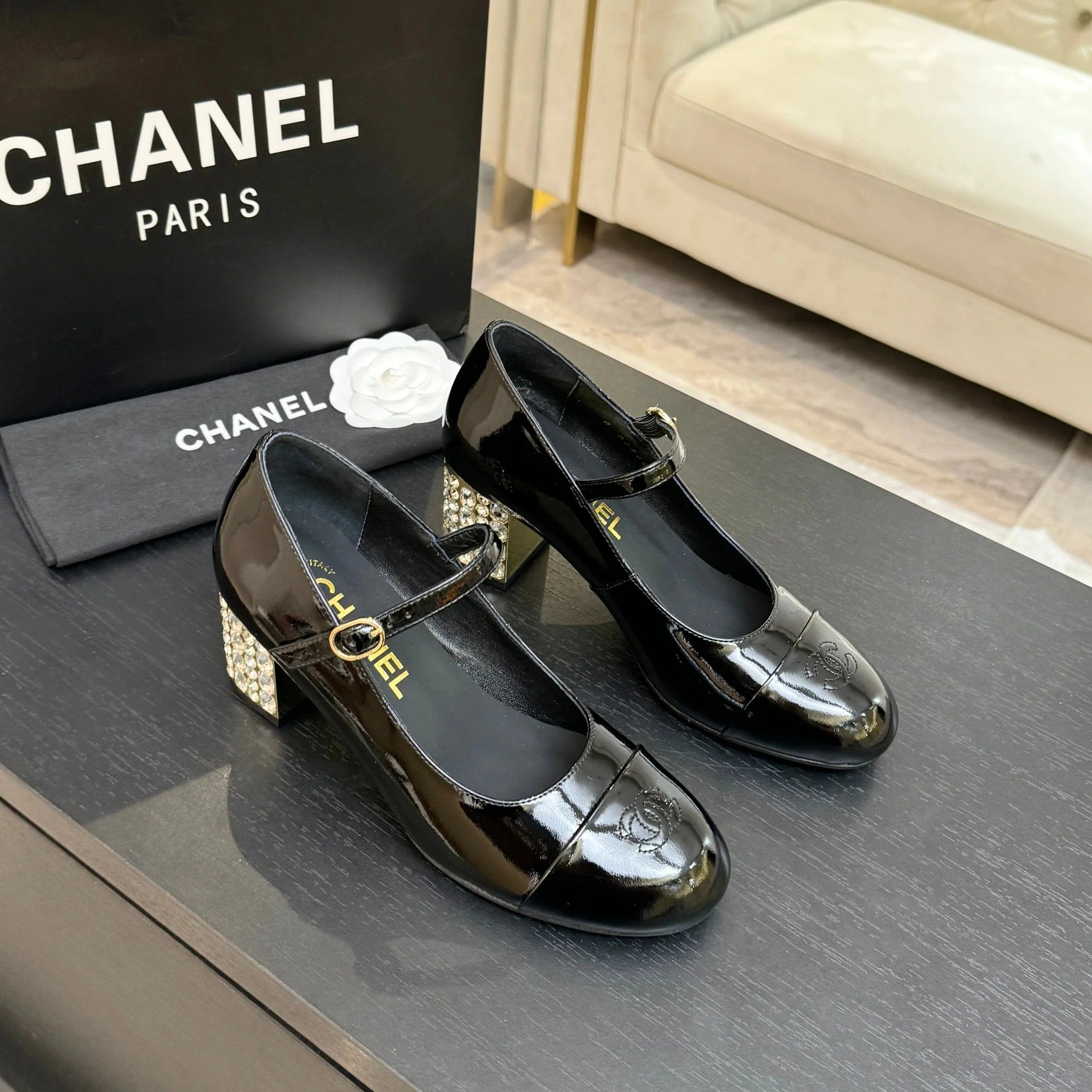 CC 2026 Mary Jane 65 Black Patent Leather 700645