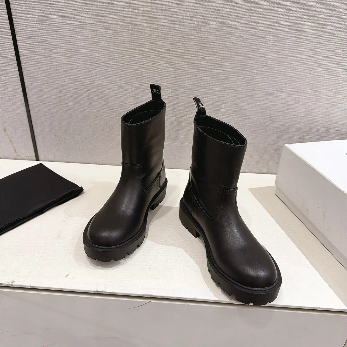 Celine 2026 Margaret Boots Leather 101100