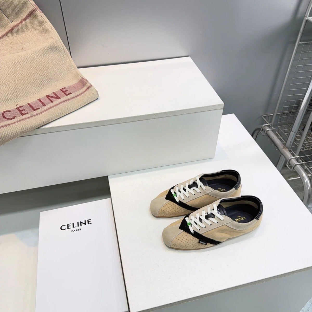 Celine 2026 The Flat Sneakers Suede 107304