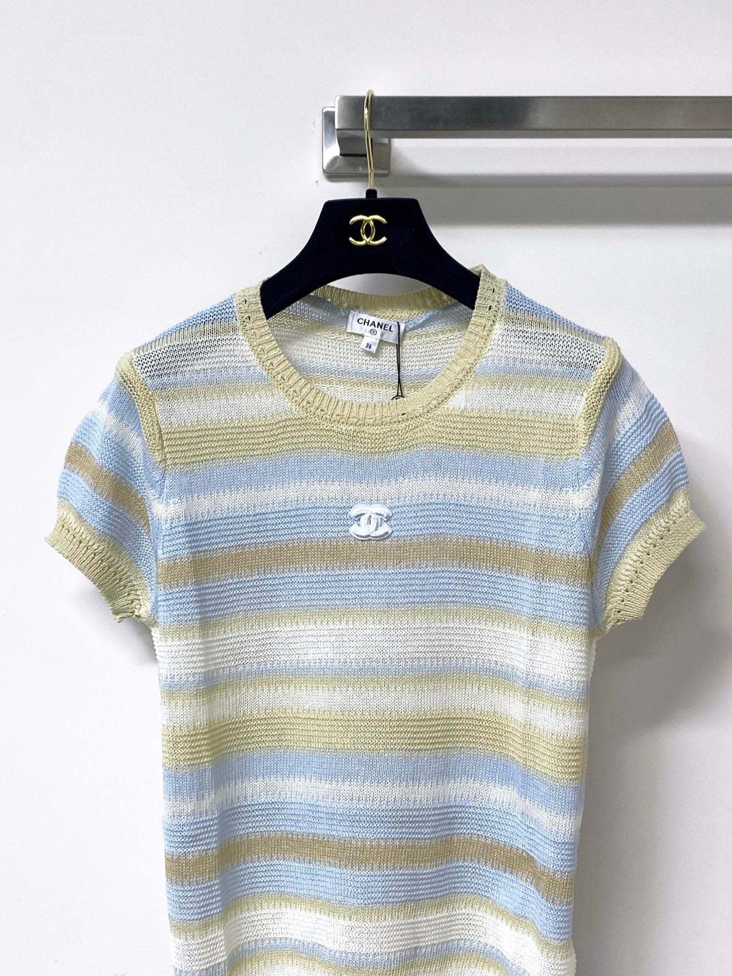 Chanel 2026 Short-sleeved Shirt Acrylic 295266
