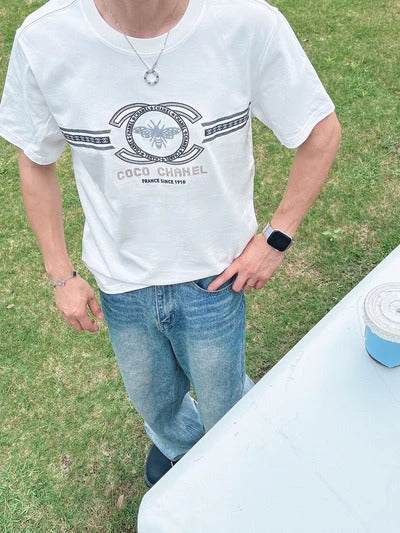 CC 2026 Men's Casual Short-Sleeve T-Shirt Fabric 419230