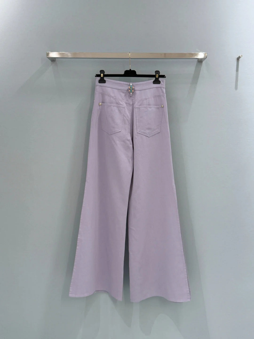 Chanel 2026 Flared Trouser Purple Cotton 267928