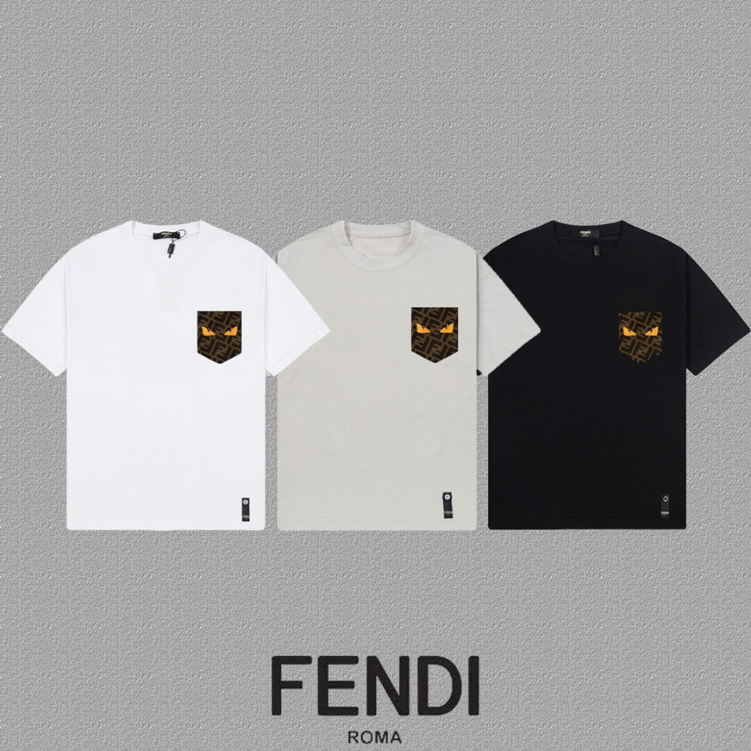 Fendi 2026 Men's Short-Sleeve T-Shirt Cotton 806096
