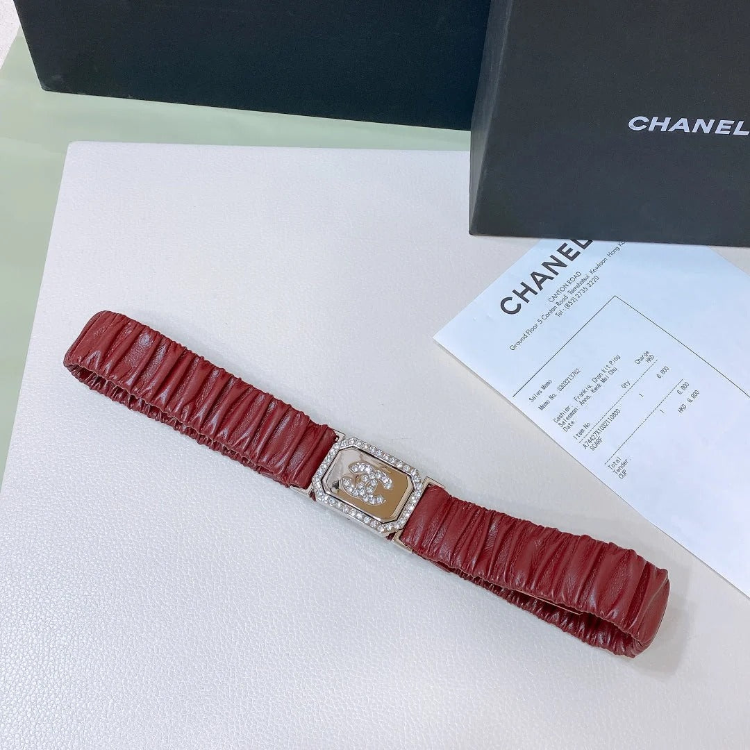 Chanel 2026 Stretchy Belt 30mm Calfskin 208807