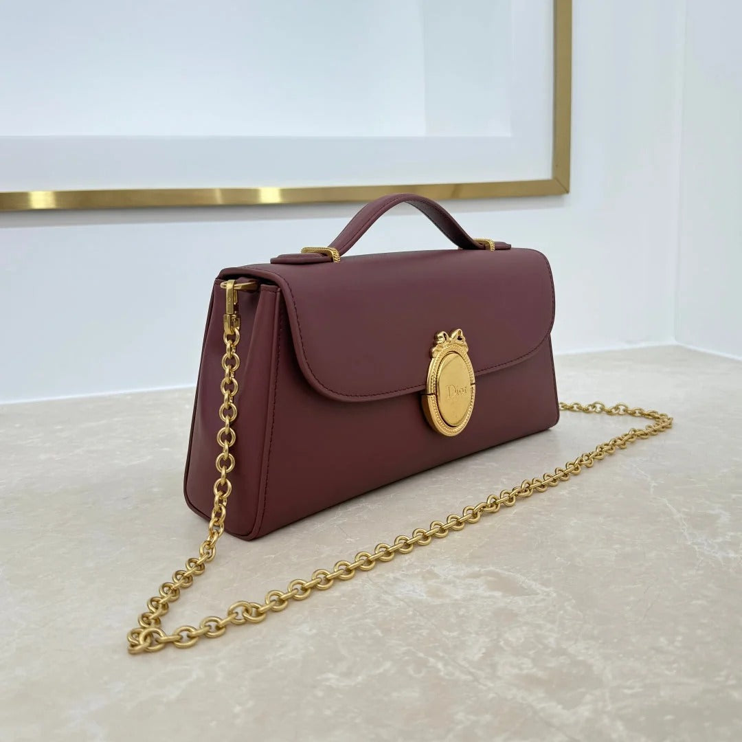 Dior 2026 Medaillon Clutch Multicolors Calfskin 165354