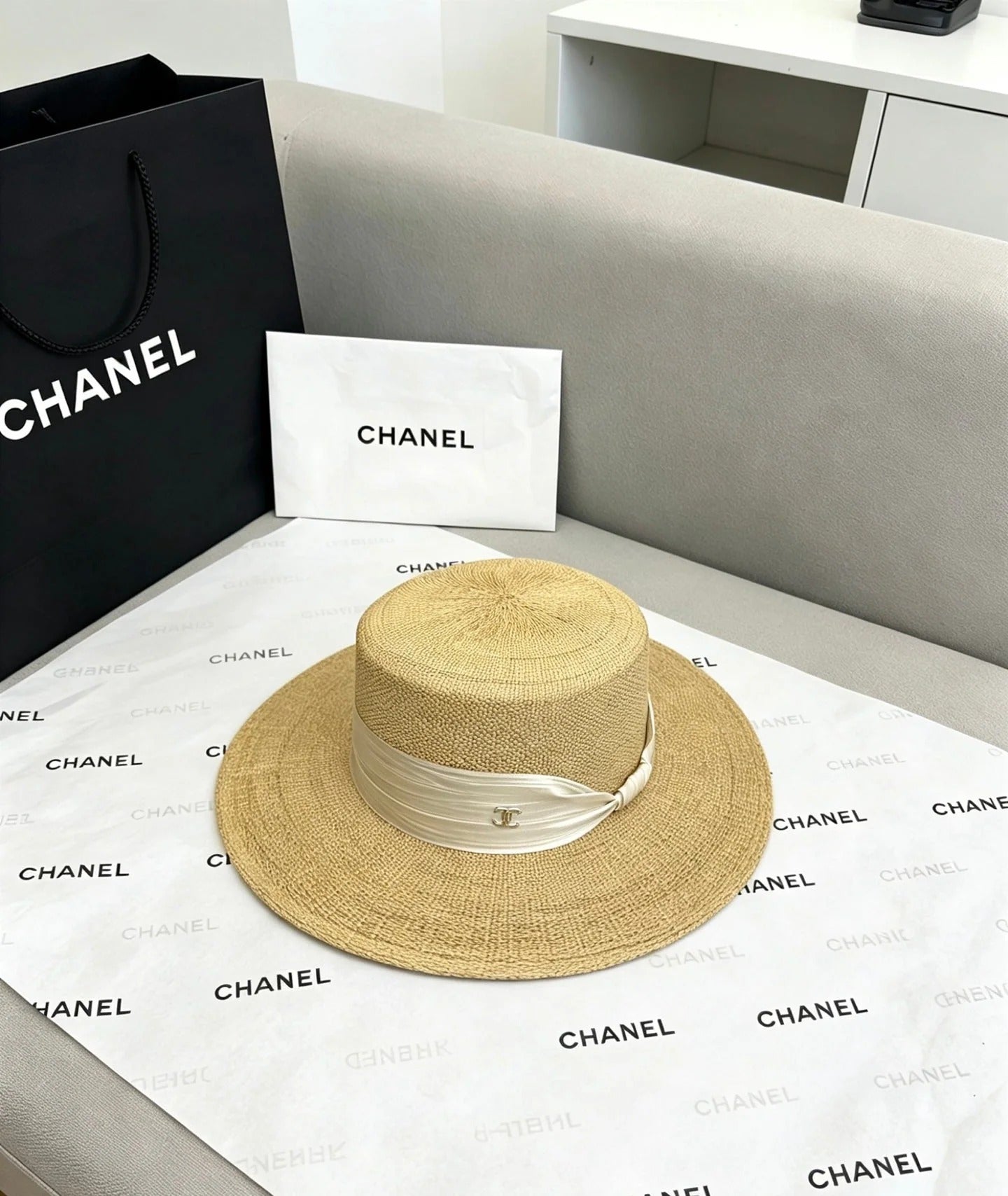 Chanel Flat Top Hat 212947