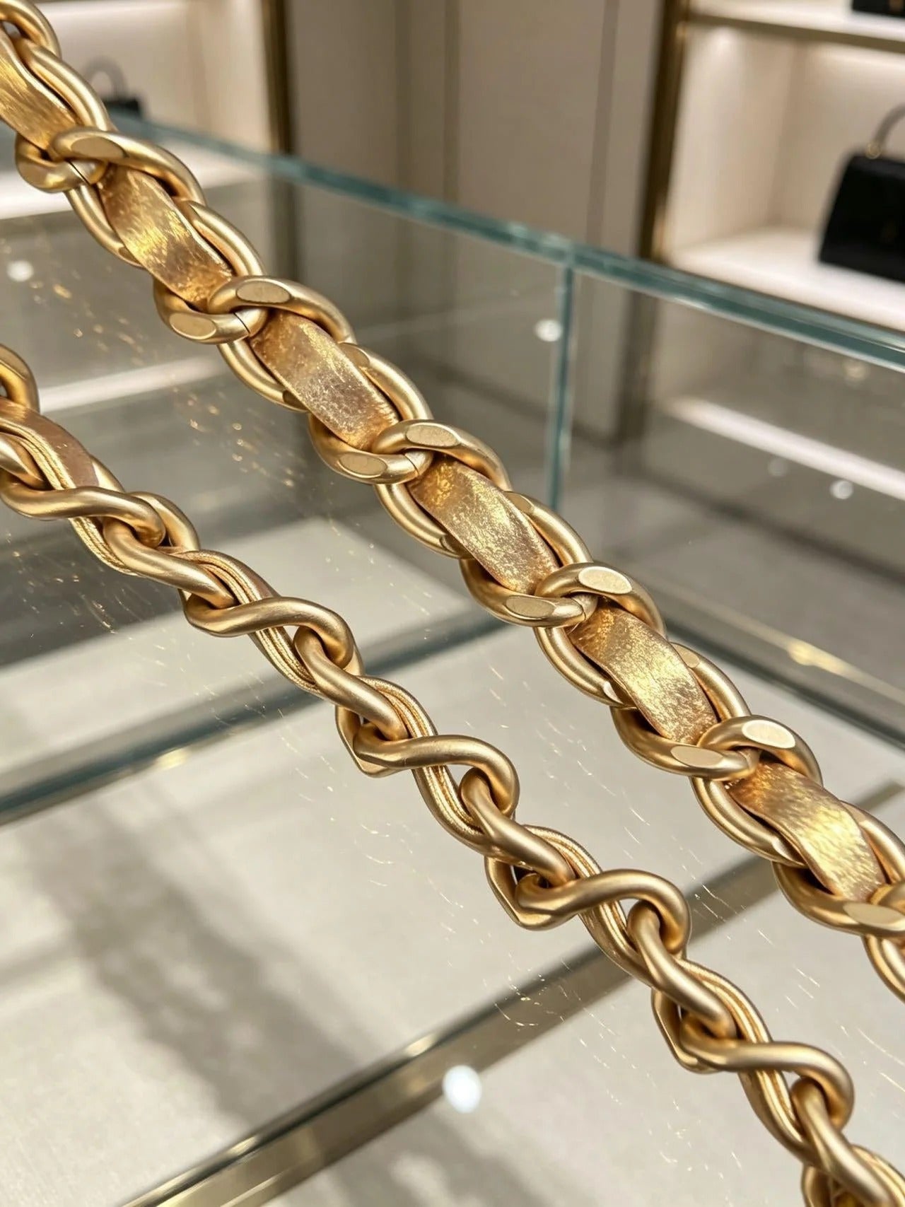 Chane 2026 Gold Openwork Spherical Evening Bag