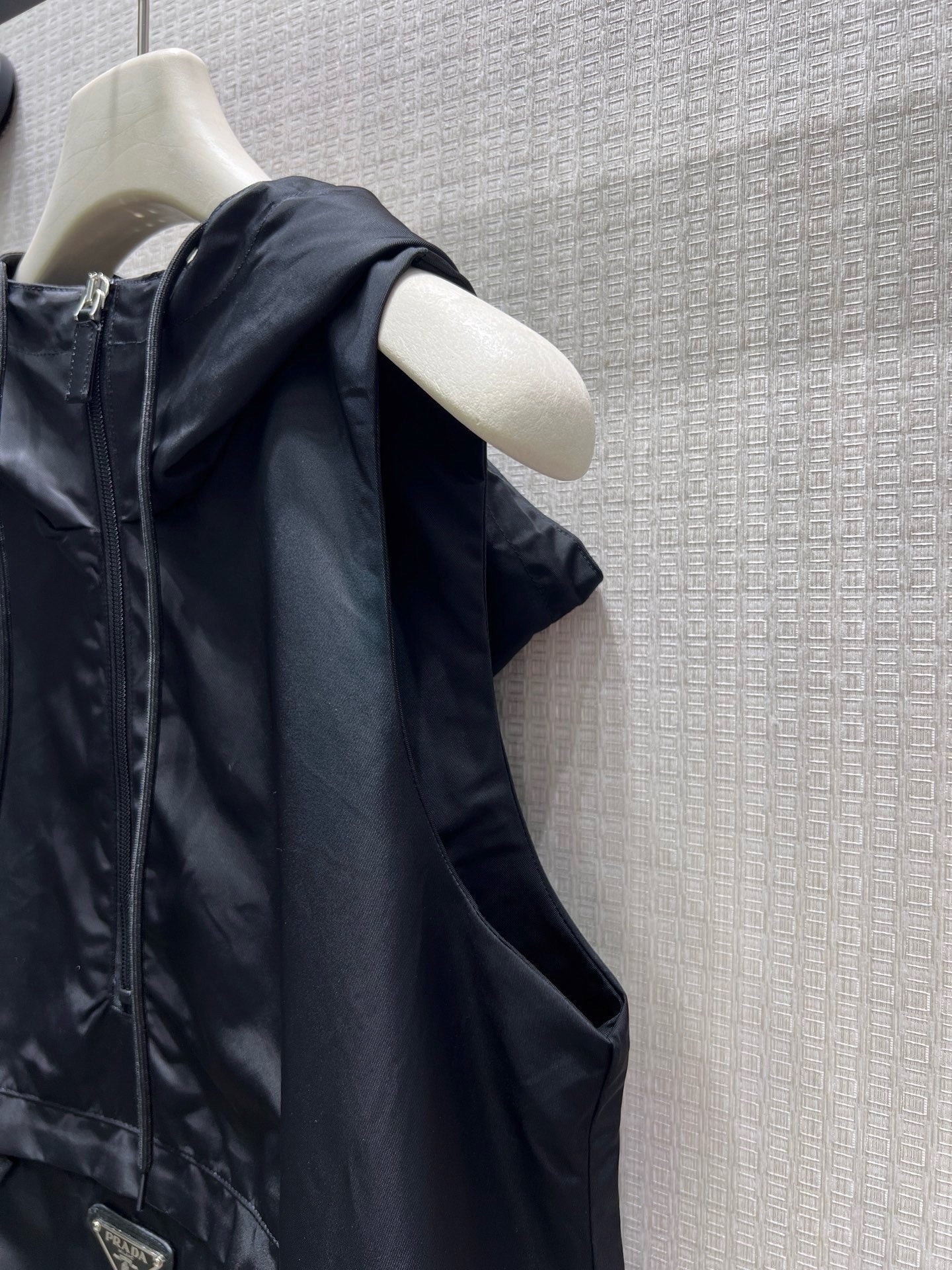 Prada 2026 Vest Dress Black Polyamide 399121
