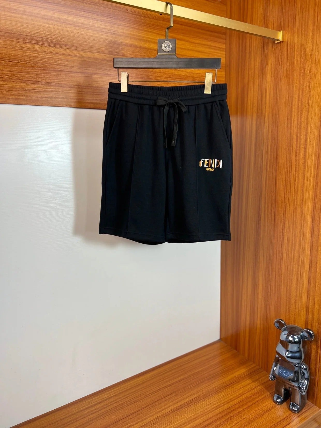 Fendi 2026 Men's Five-Point Shorts Cotton 804096