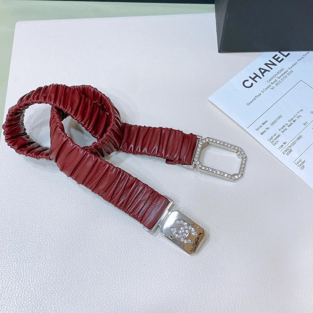 Chanel 2026 Stretchy Belt 30mm Calfskin 208807