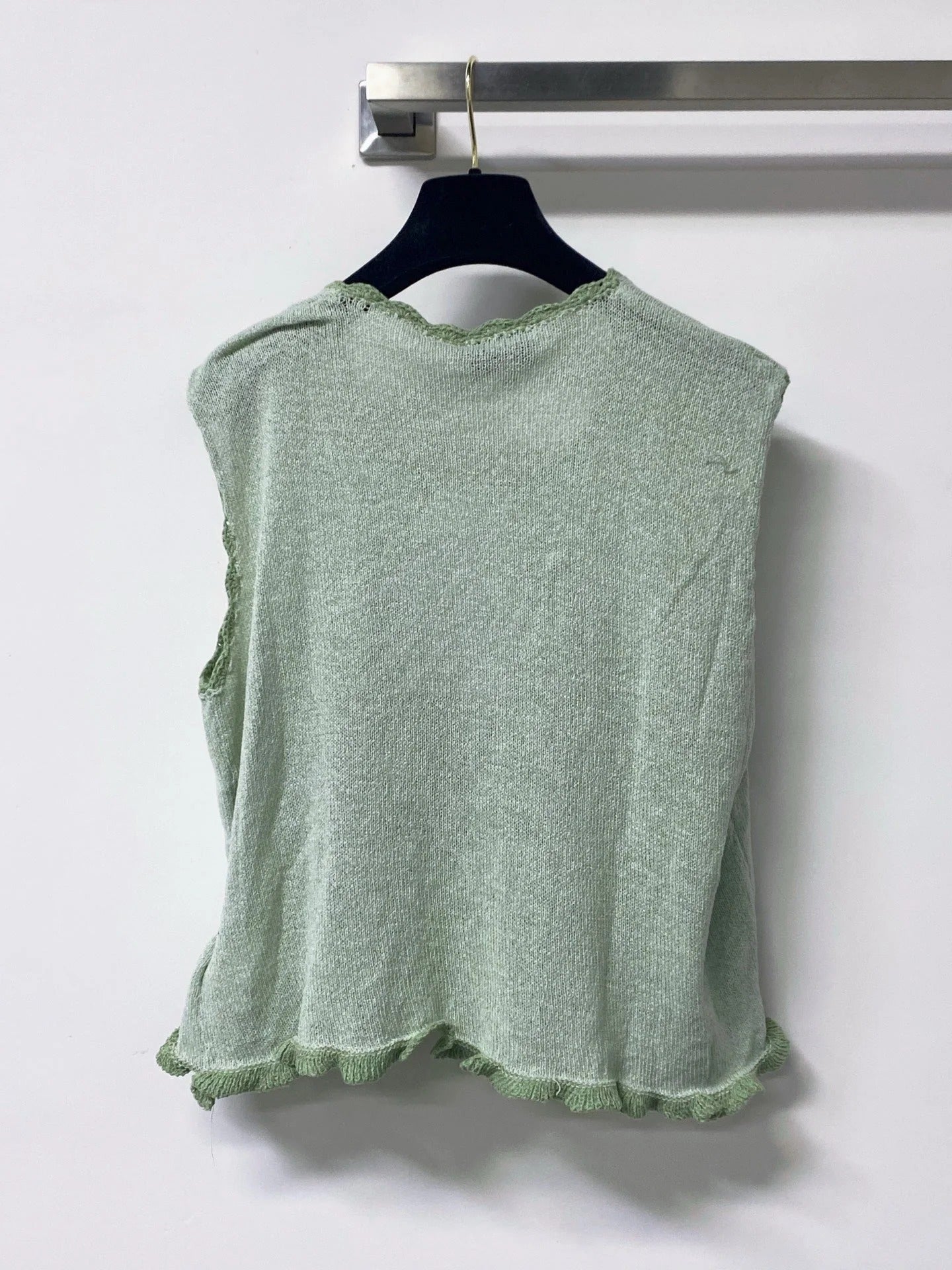 Chanel 2026 Vest Green Wool 772856