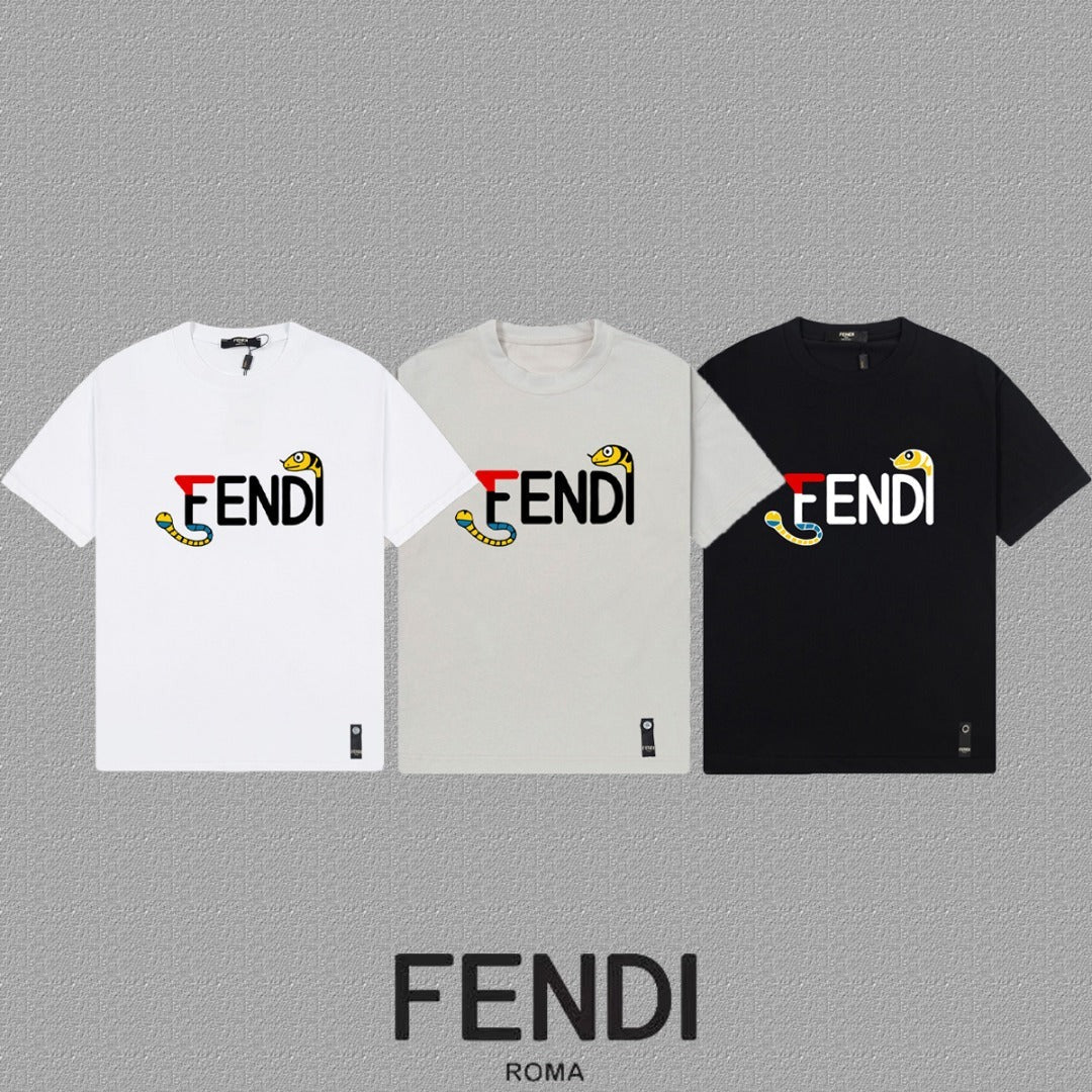 Fendi 2026 Men's Short-Sleeve T-Shirt Cotton 806081