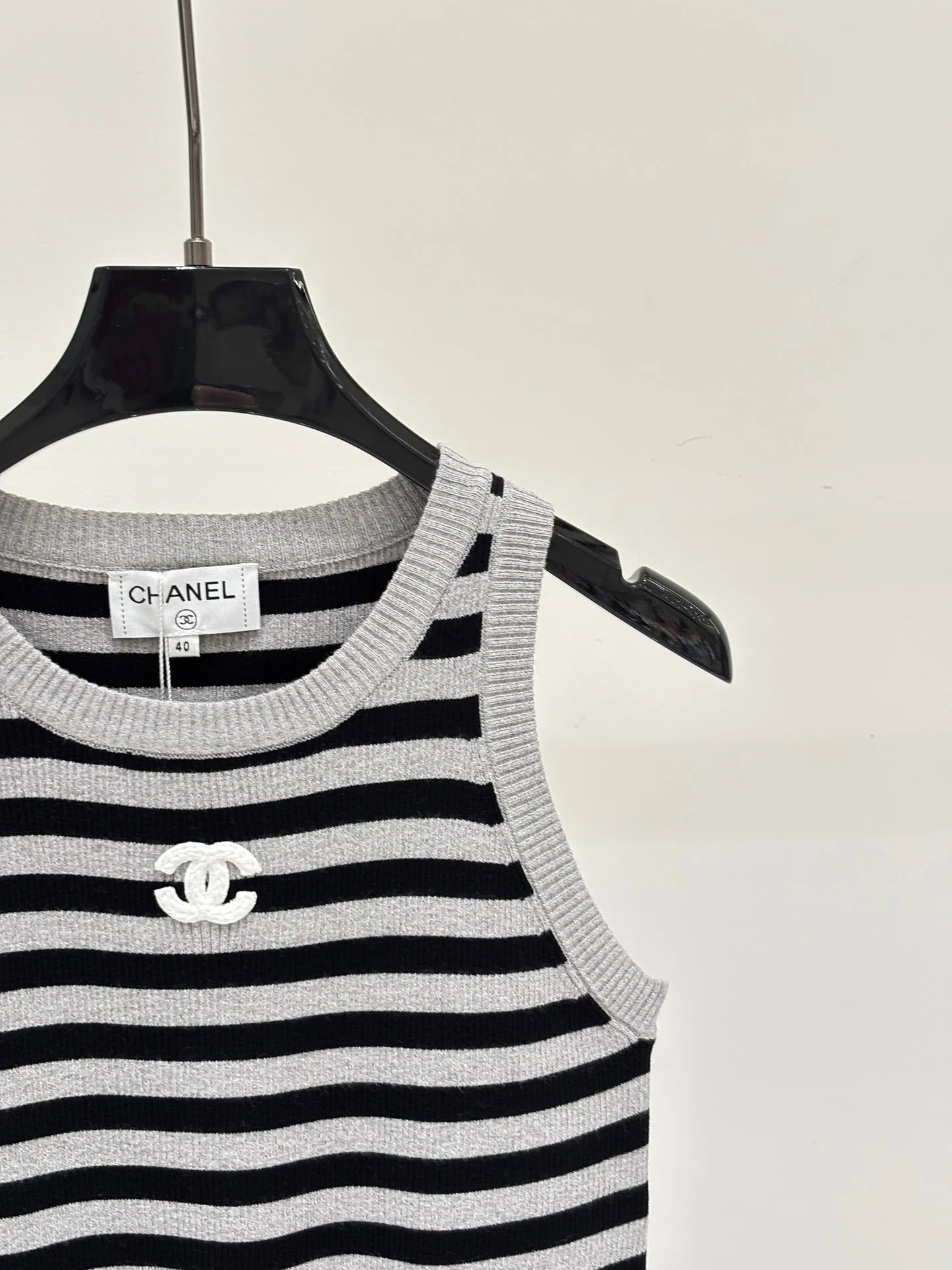 Chanel 2026 Striped Vest Wool 413791