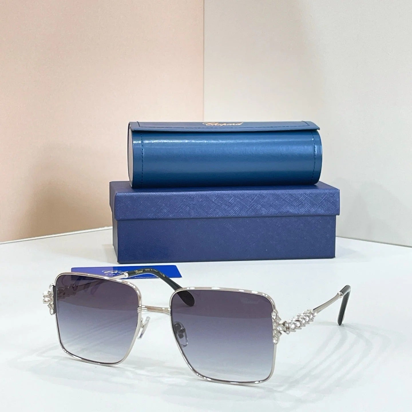 CHOPARD ICE CUBE RESIN SUNGLASSES