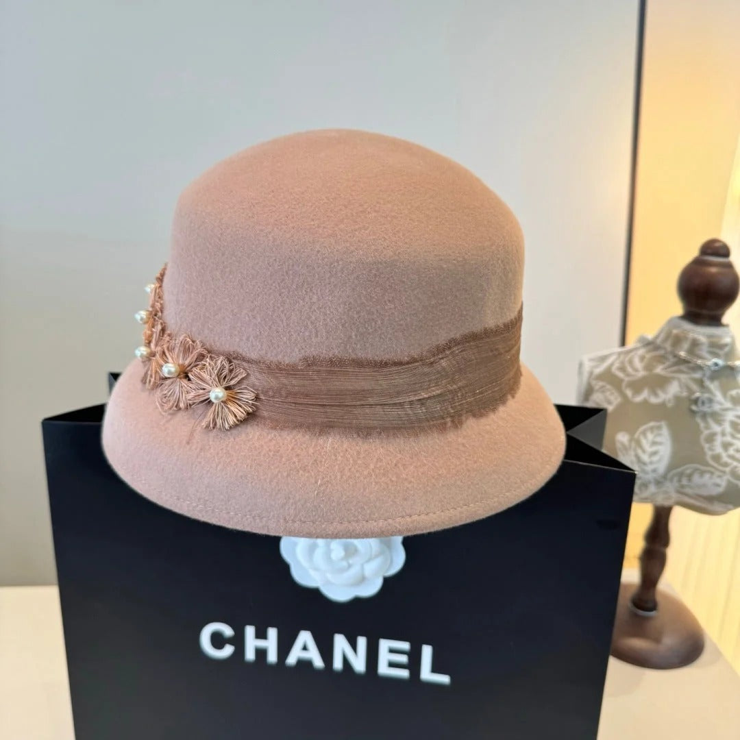 Chanel Dark Brown Felt Beret 425650