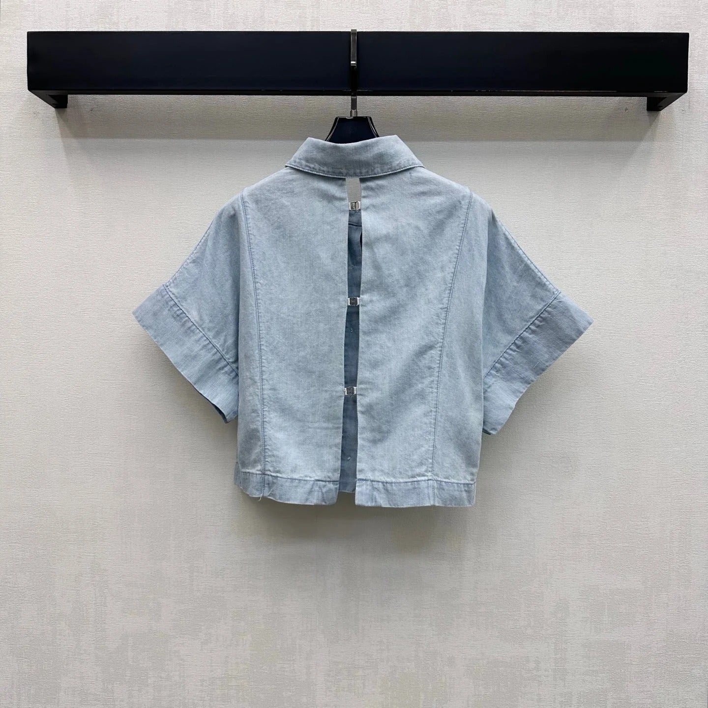 Chanel 2026 Demin Shirt Light Blue Cotton 636015