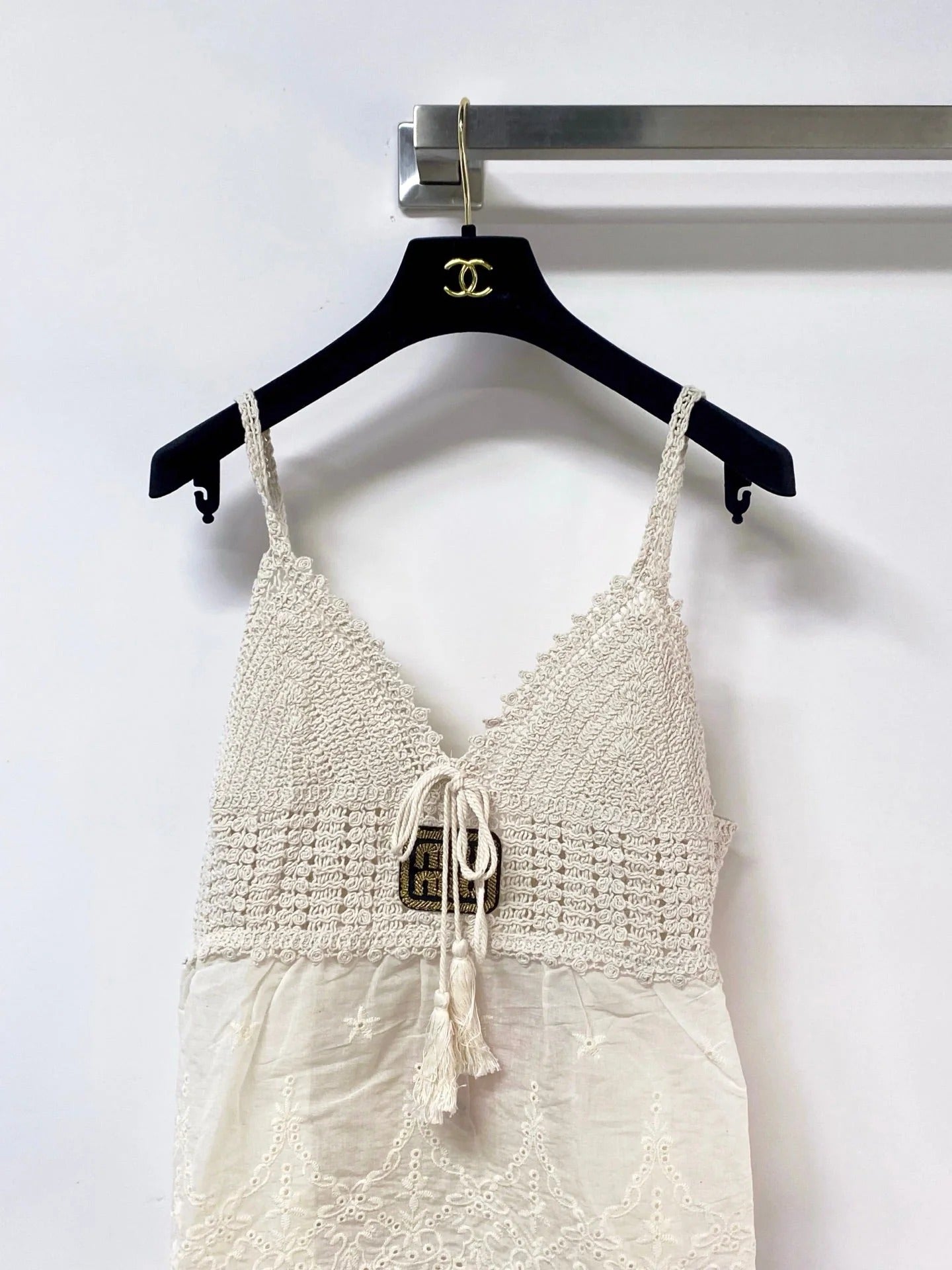 Miu Miu Camisole Ivory in Cotton Nitrile 305862