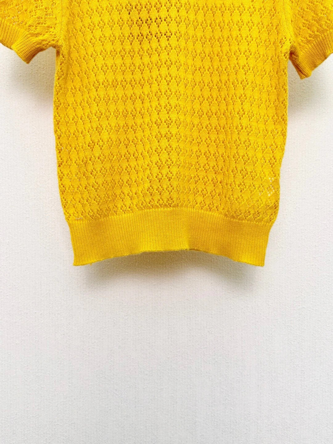 MiuMiu 2026 Shirt Yellow Wool 644462
