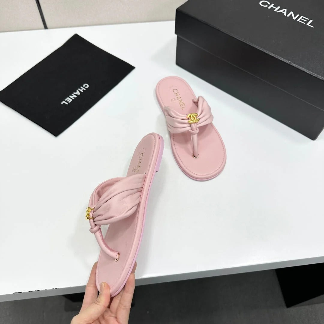 Chanel 2026 Thong Sandals Sheepskin 928636