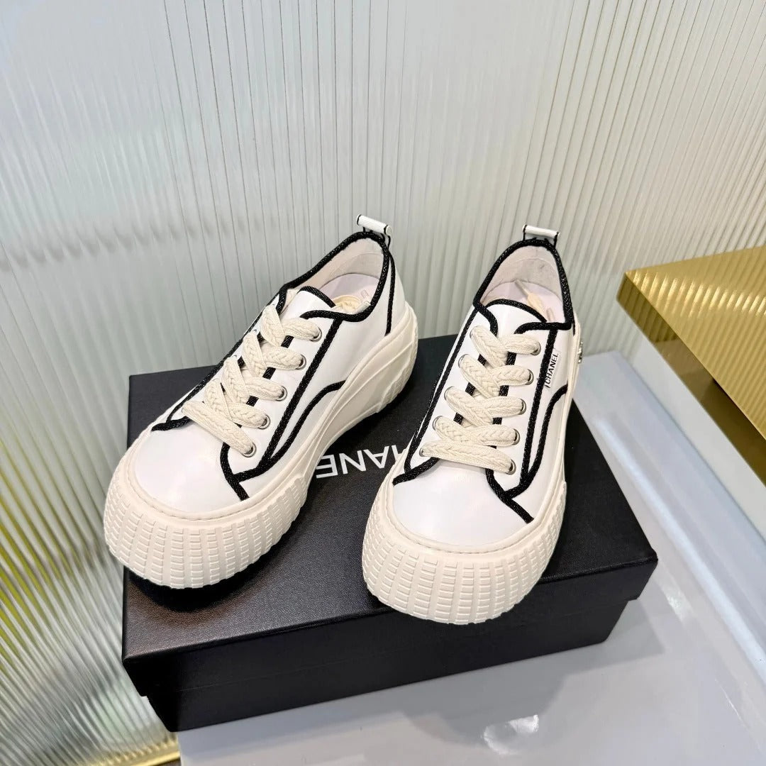 Chanel 2026 Casual Sneakers Denim Leather 927706