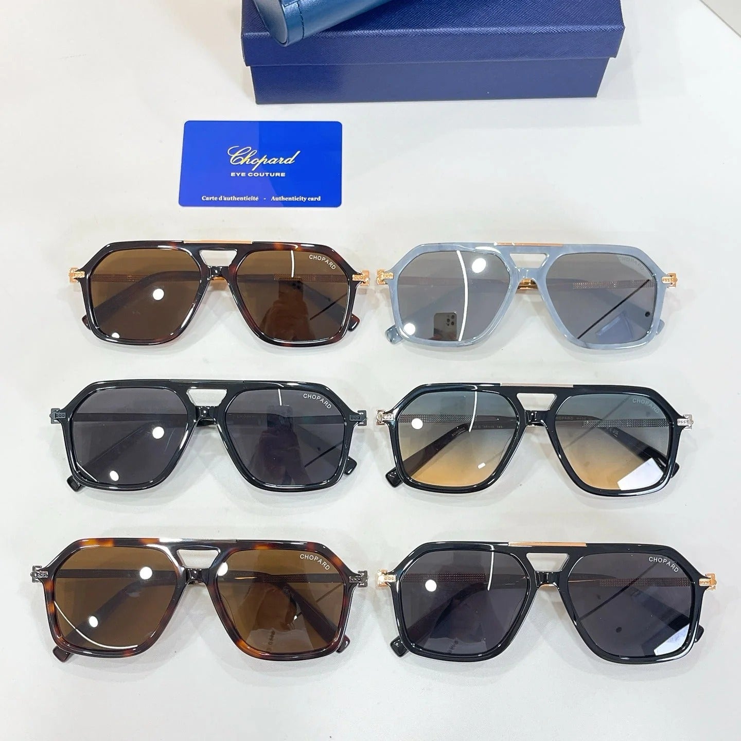 CHOPARD SQUARE SUNGLASSES