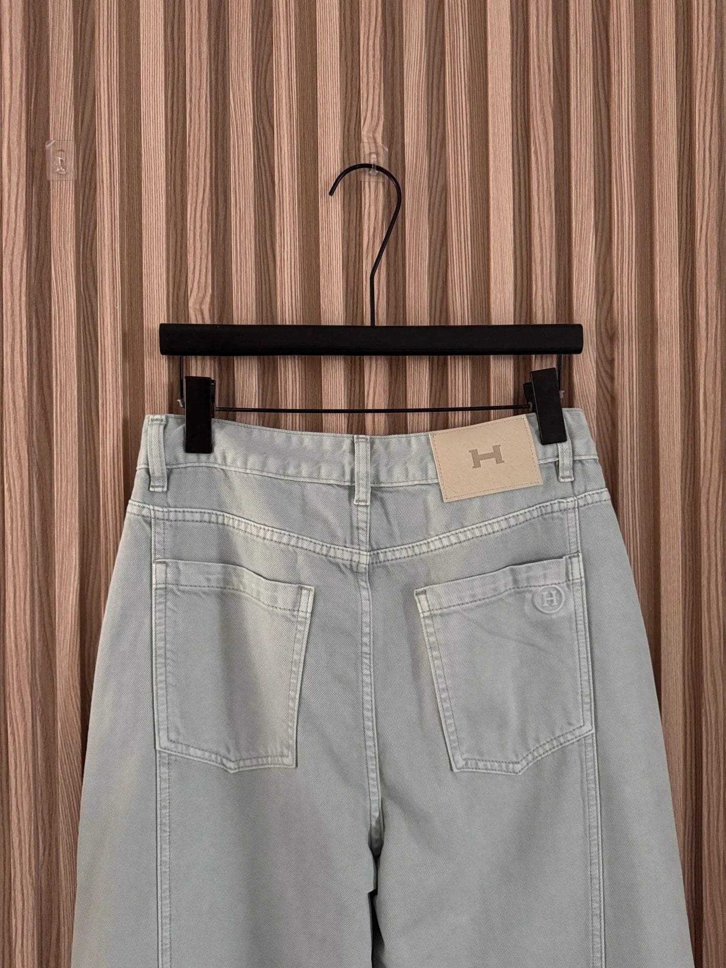 Hermes 2026 Jeans Light Blue Denim Cotton 648005
