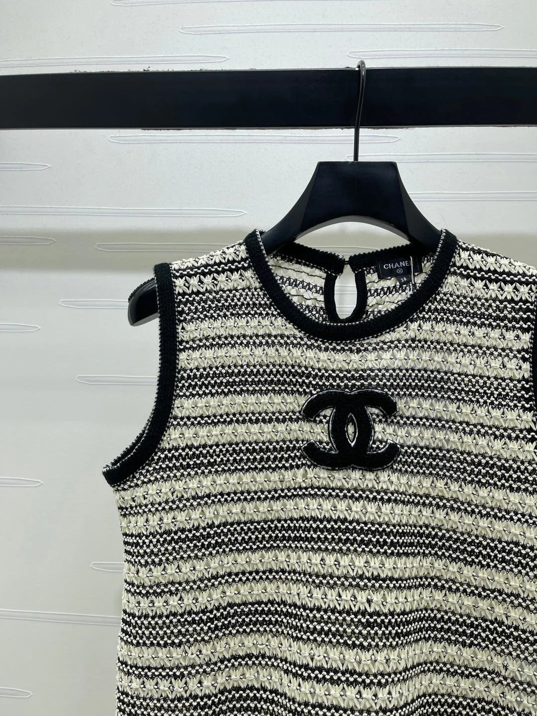 Chanel 2026 Vest Shirt Black Wool 638335