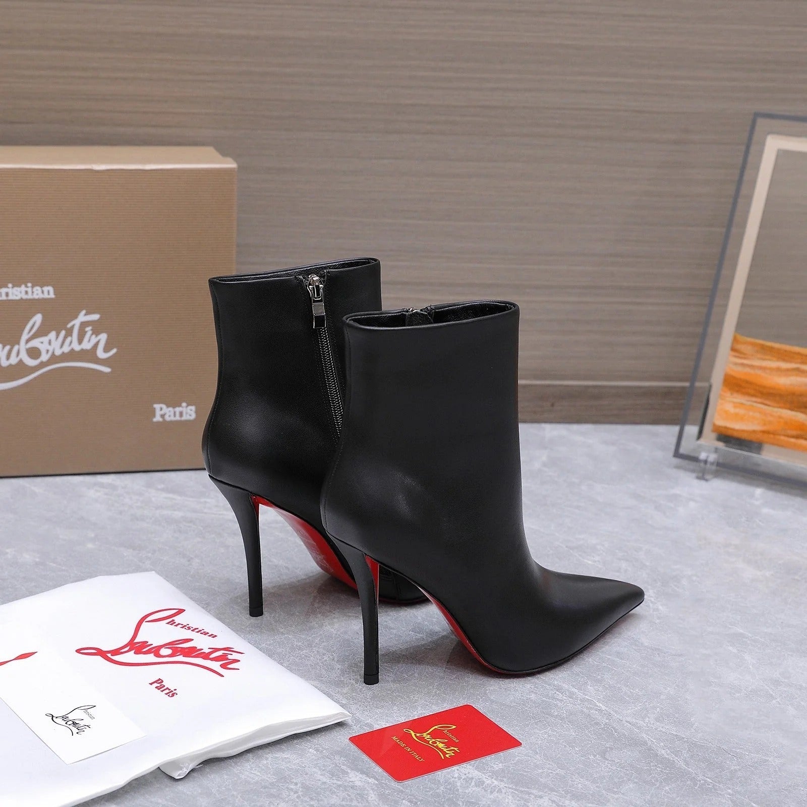 Christian Louboutin Kondora So Kate Boot Calfskin 863888