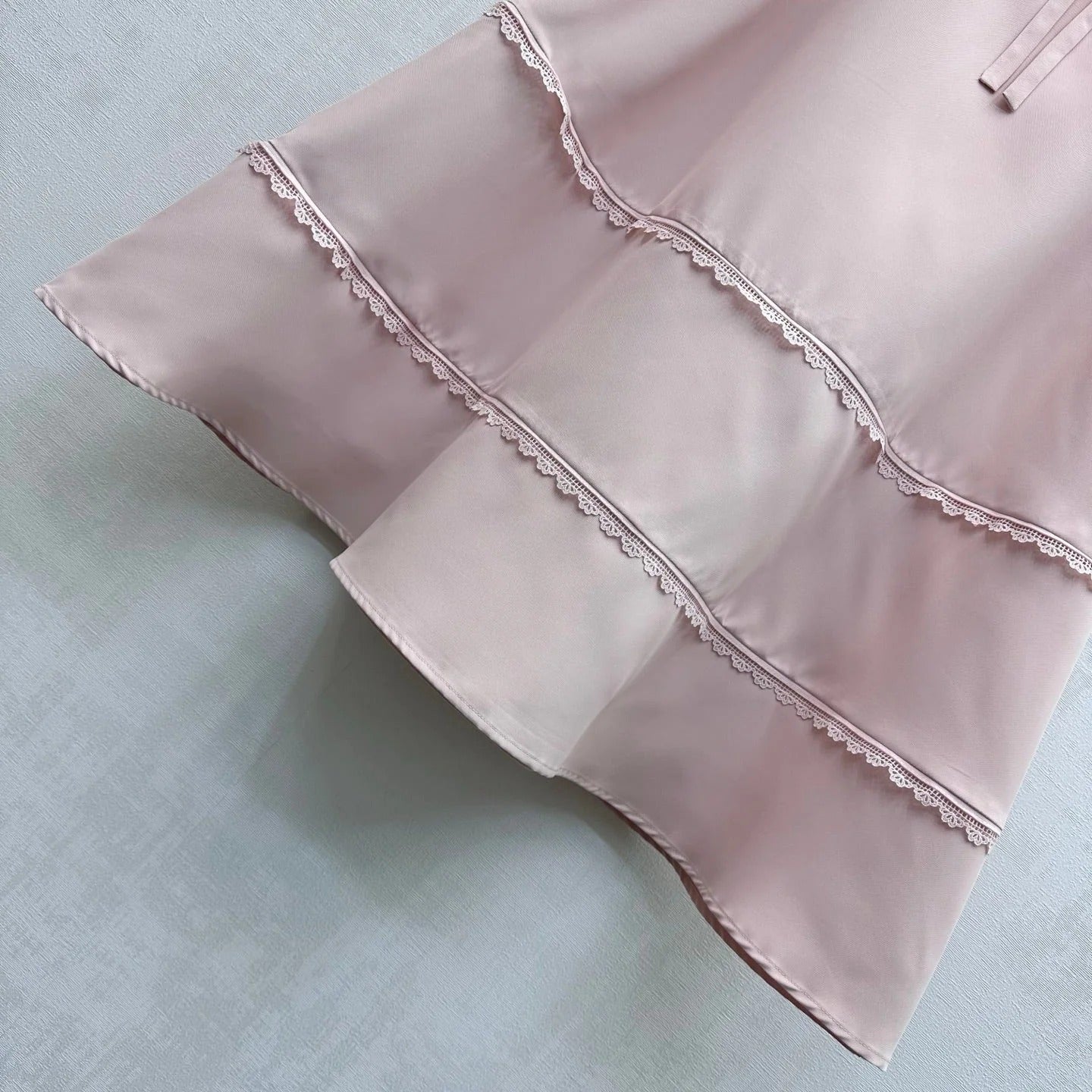 MiuMiu 2026 Midi Skirt Pink Cotton 648501