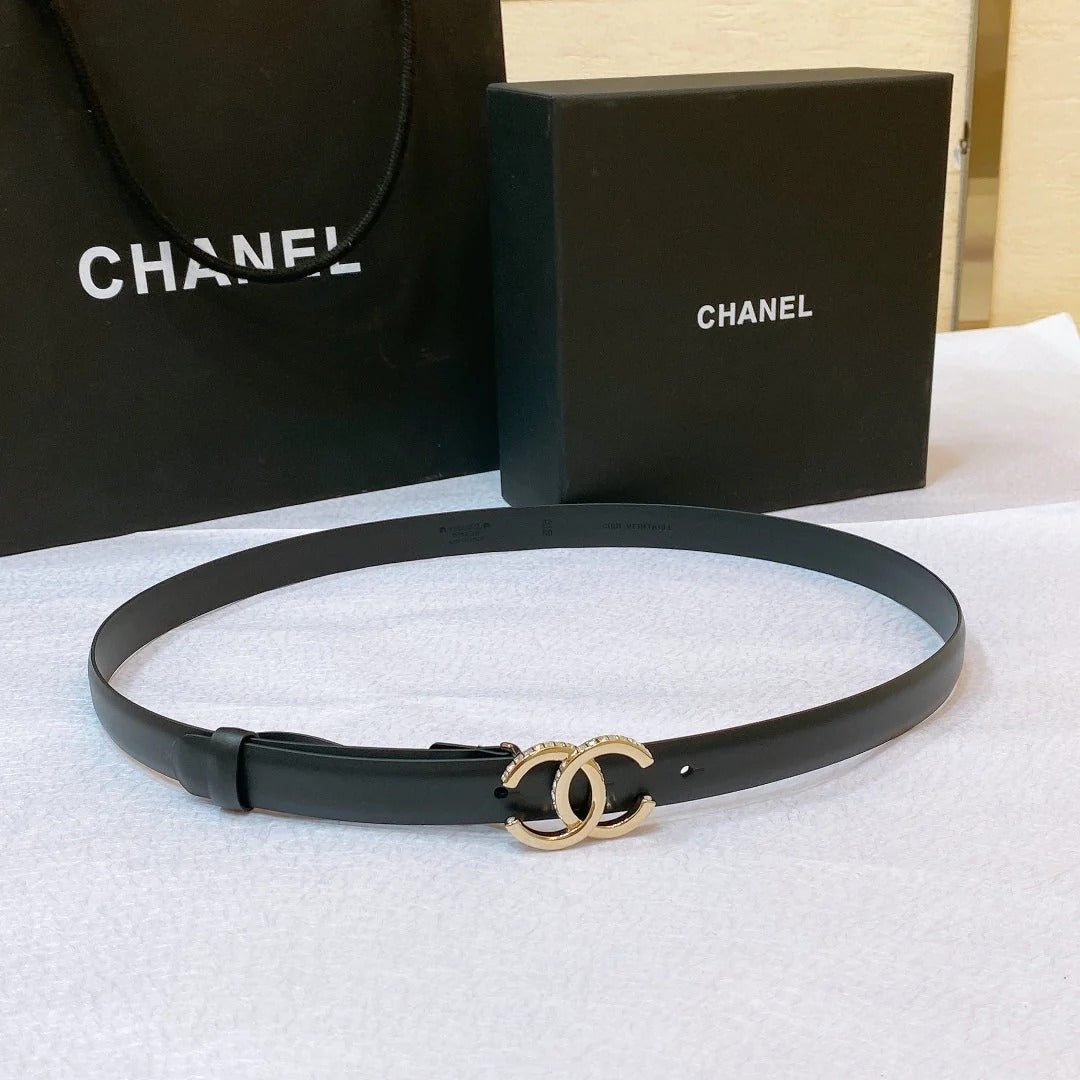 Chanel 2026 CC Rhinestone Studded 20mm Calfskin