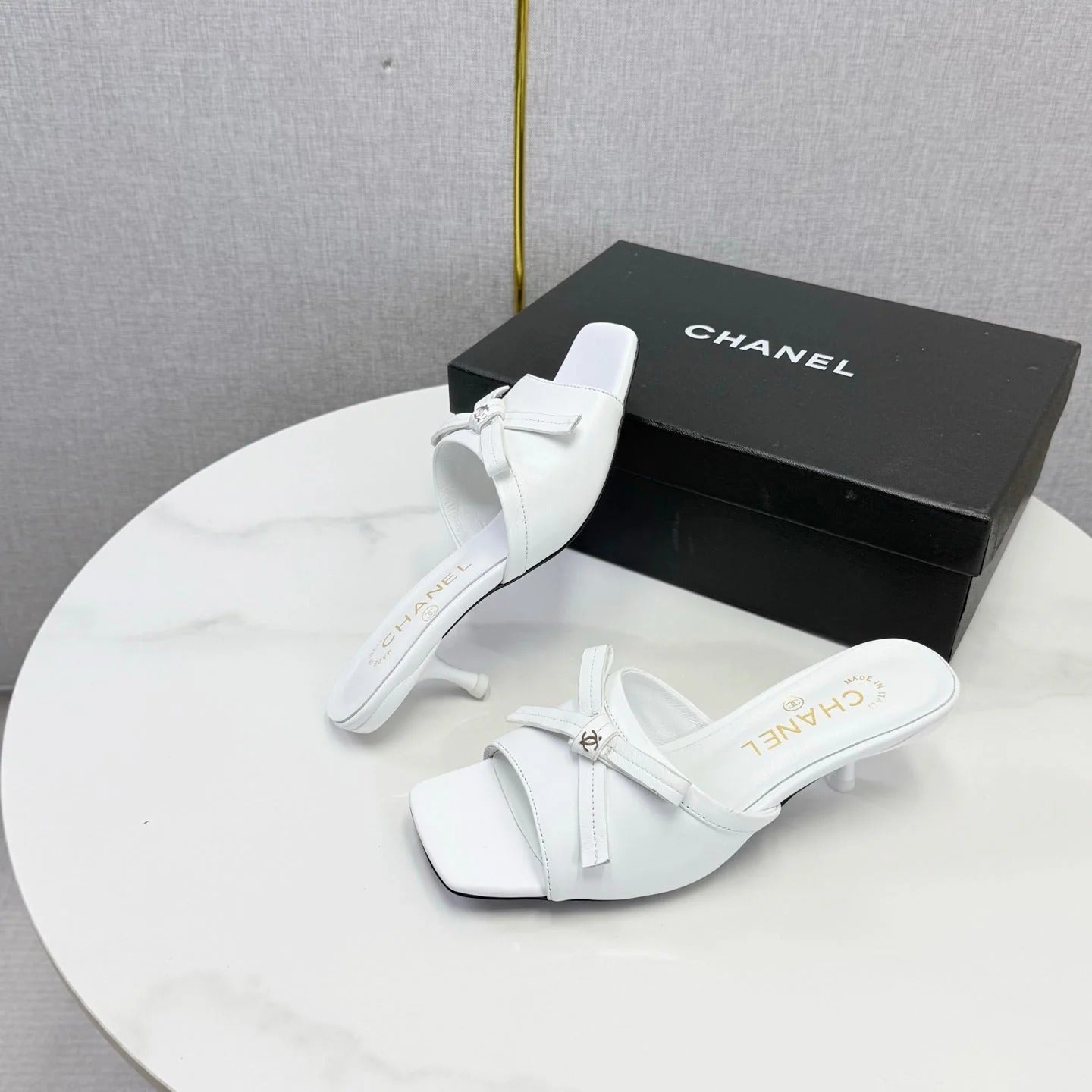 Chanel 2026 Heeled Sandal 35mm Sheepskin 904510