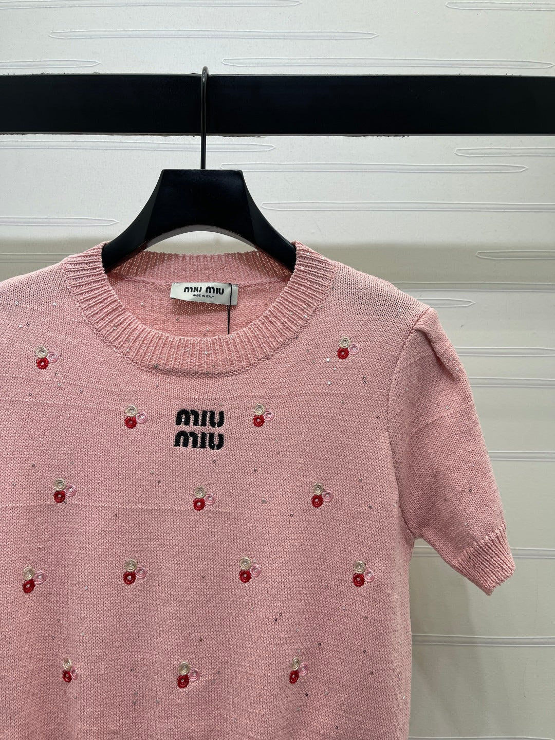 MiuMiu 2026 Shirt Pink Wool 643220