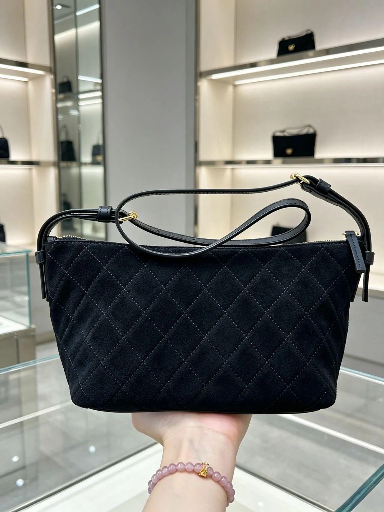 Chanel 2026 Clutch Bag 19cm Suede Leather