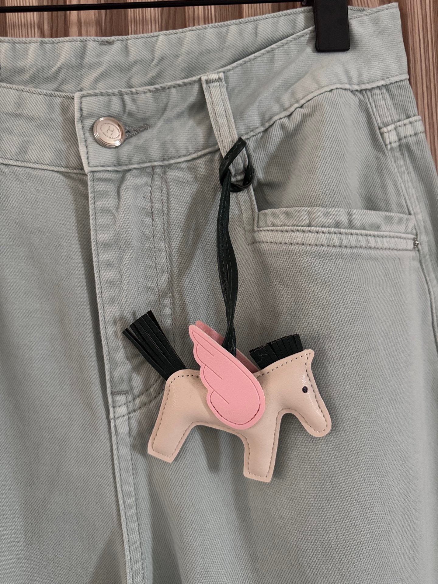 Hermes 2026 Jeans Light Blue Denim Cotton 648005