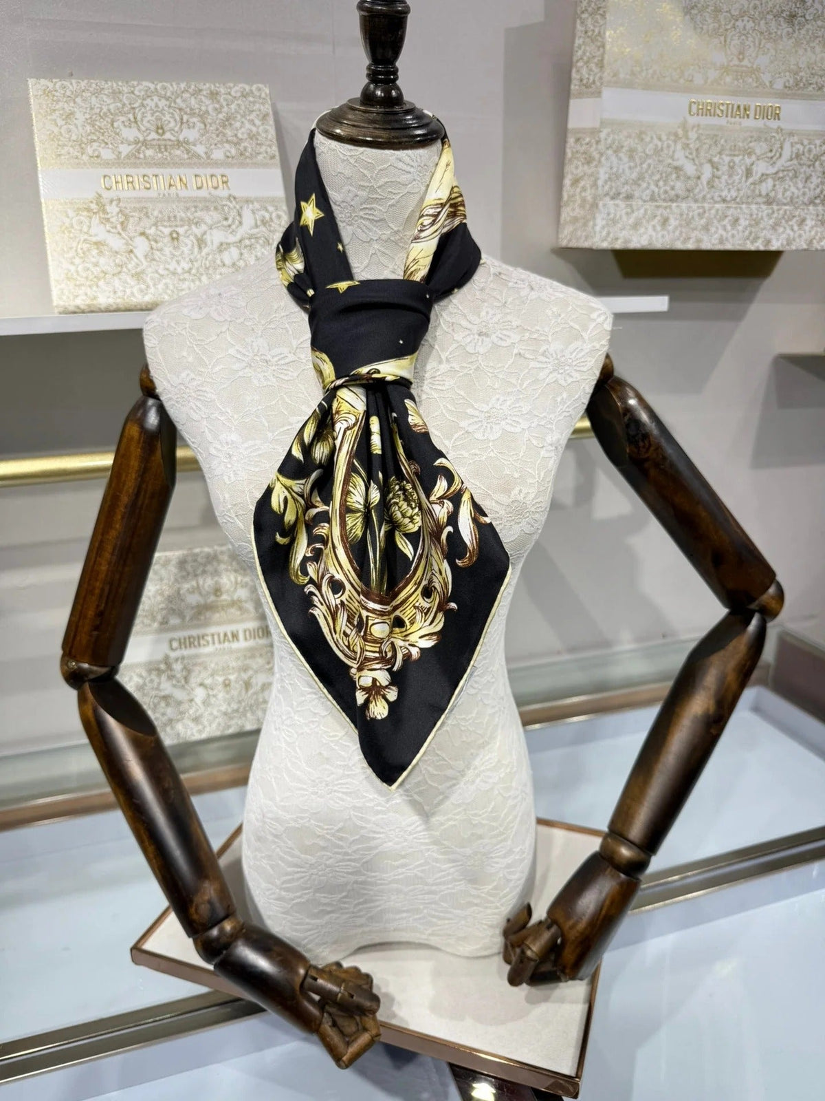 Dior 2026 Pegasus Scarf 90cm Silk 202674