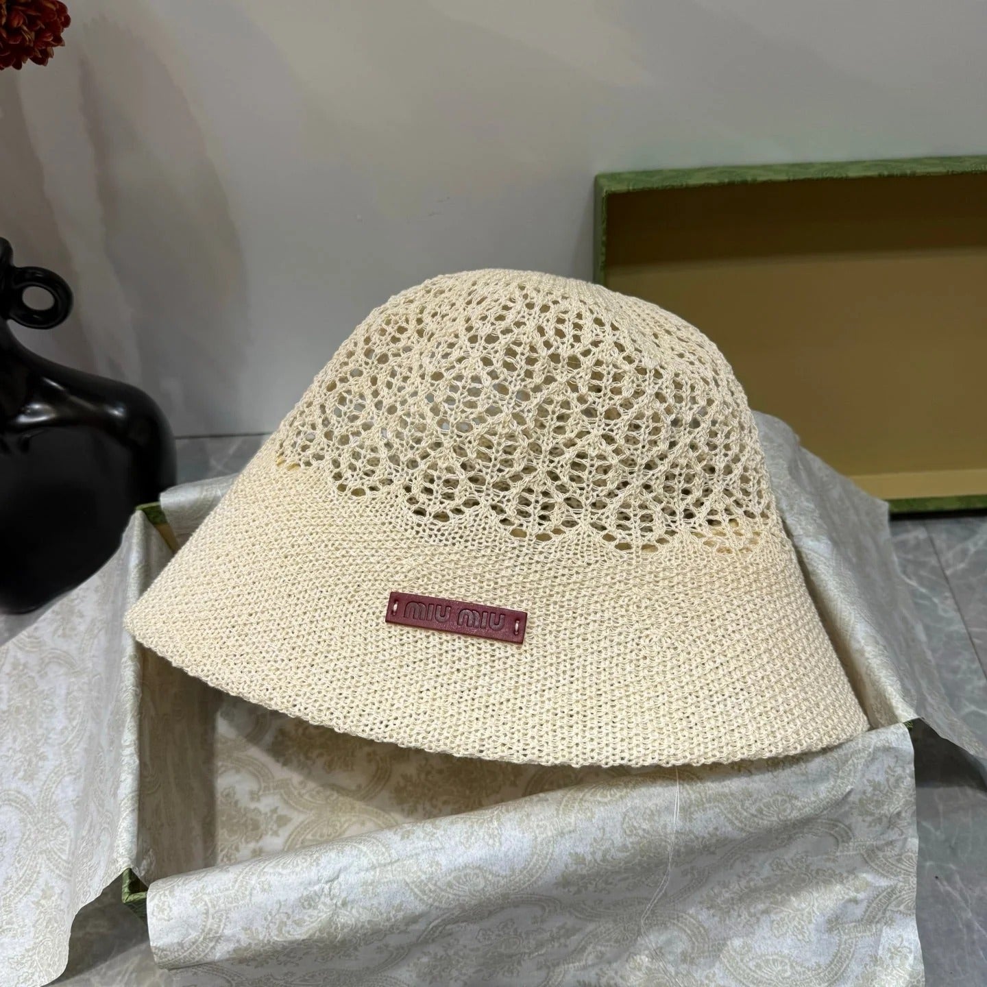 Miumiu Knitted Bucket Hat 214504