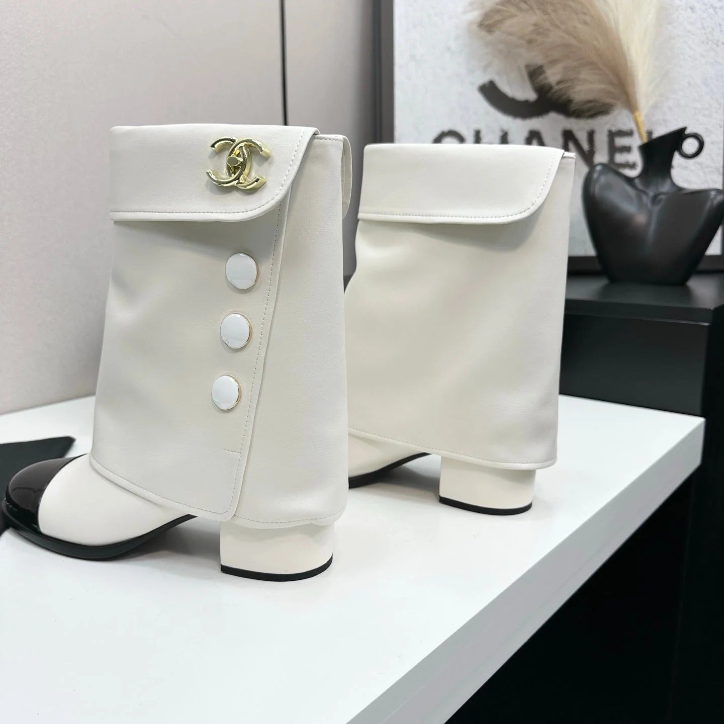 Chanel 2026 Ankle Boots 55mm Cowhide 985752