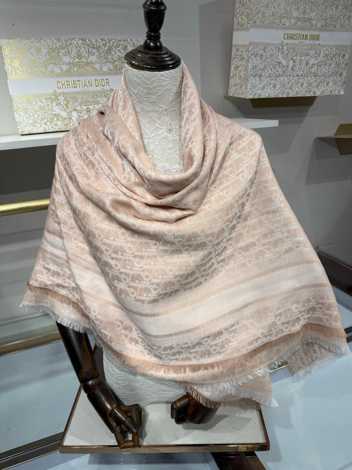 Dior 2026 Scarf 140cm Mulberry Silk 217282