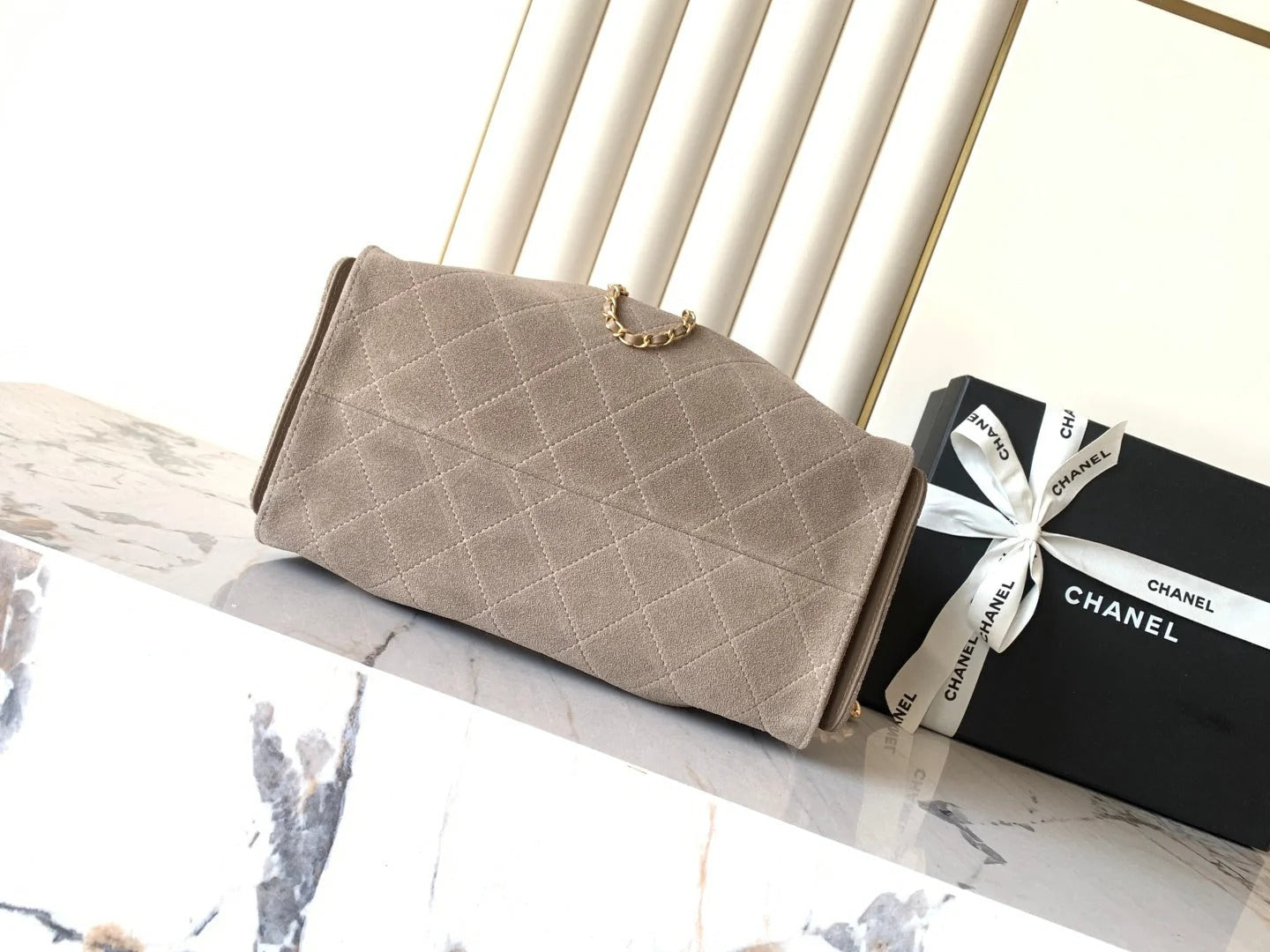Chanel 2026 Hobo Bag 22cm And 30cm Suede Leather