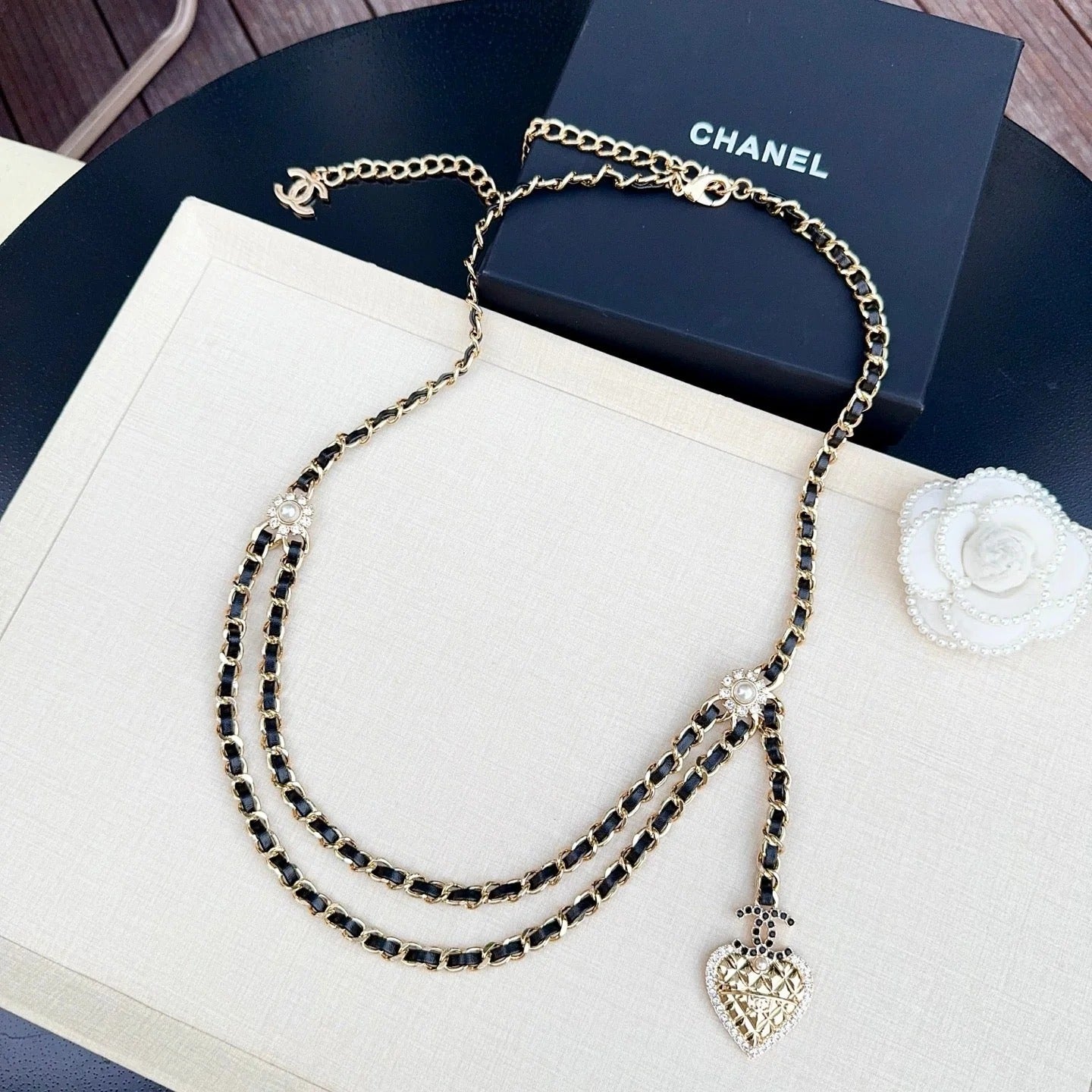 Chanel 2026 Crystal Charm Chain Belt 215186