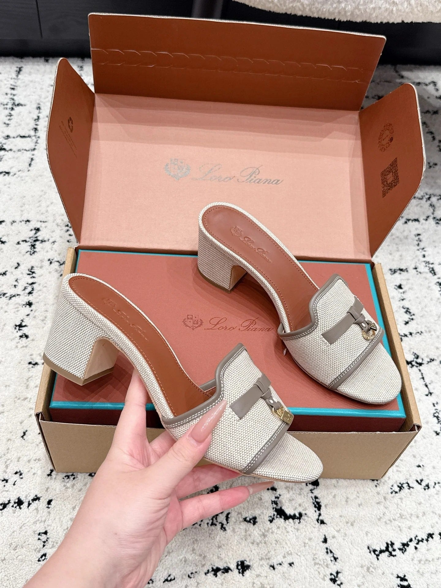 Loro Piana 2026 Sandal Fabric Leather 908846