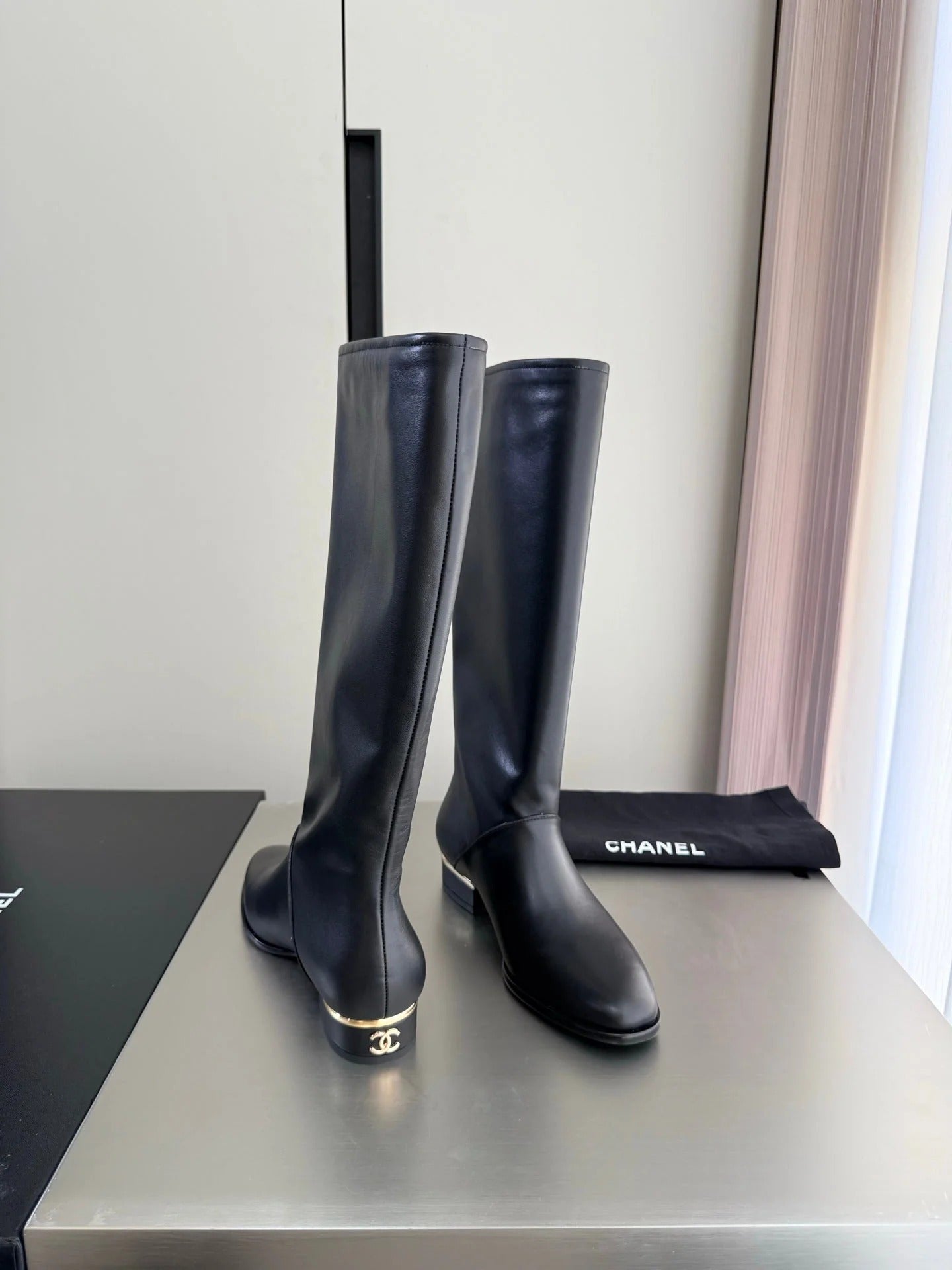 Chanel 2026 High Boots Black Calfskin 929461