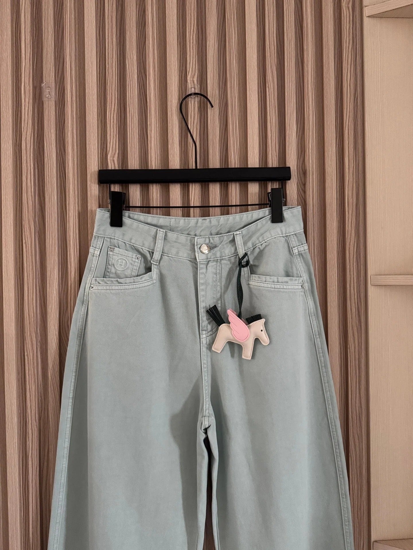 Hermes 2026 Jeans Light Blue Denim Cotton 648005