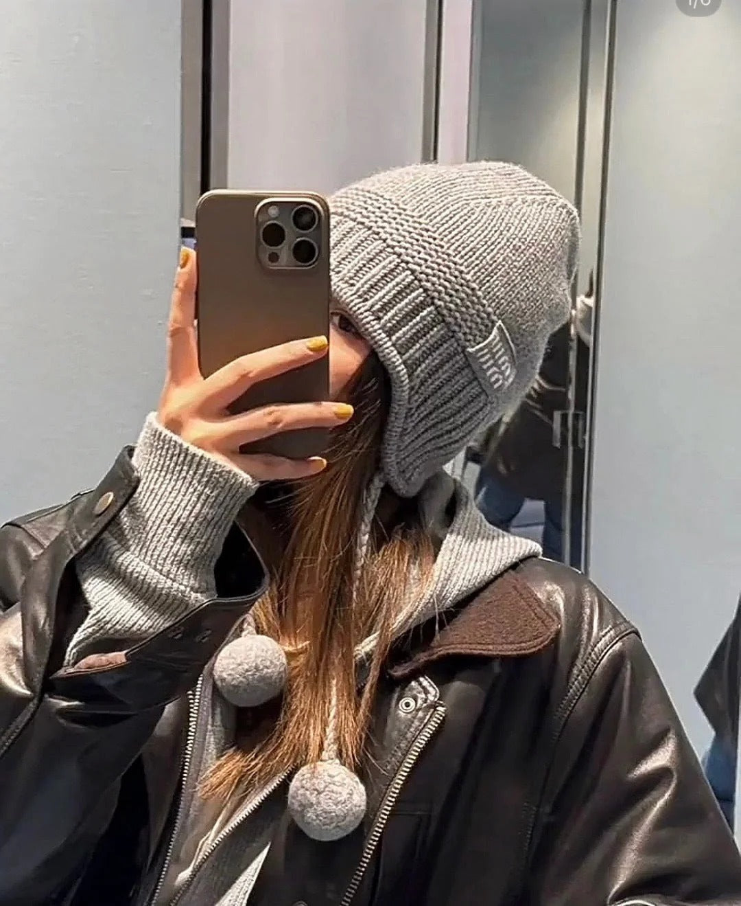 Miumiu Earflap Cap 437125