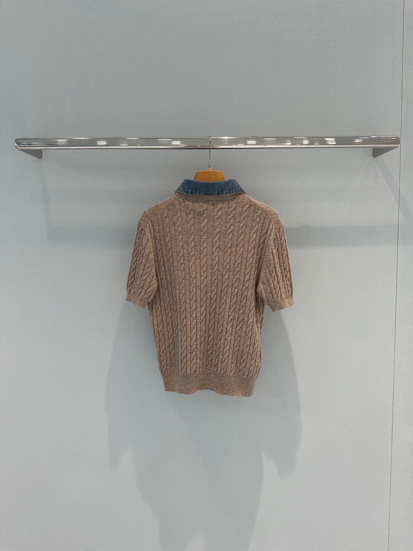 MiuMiu 2026 Shirt Brown Wool 645128
