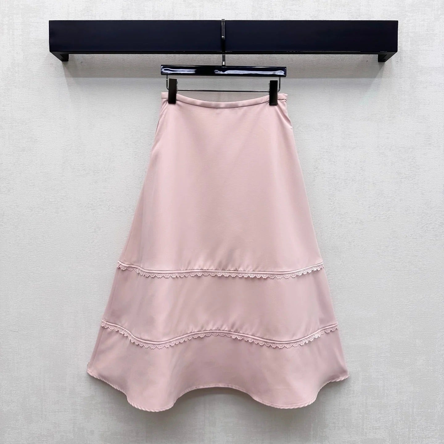MiuMiu 2026 Midi Skirt Pink Cotton 648501