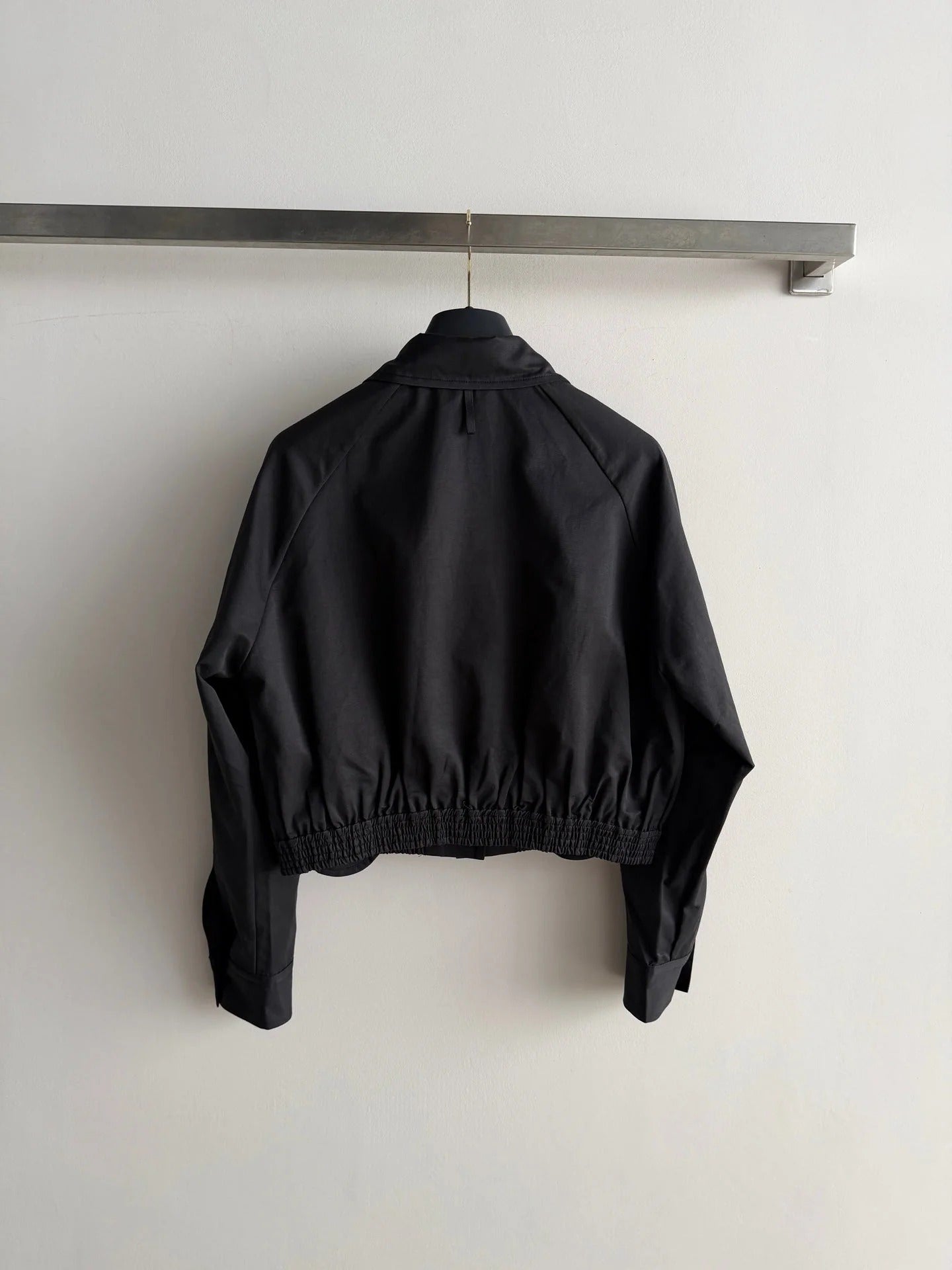 Hermes 2026 Short Workwear Jacket Black Cotton 742889