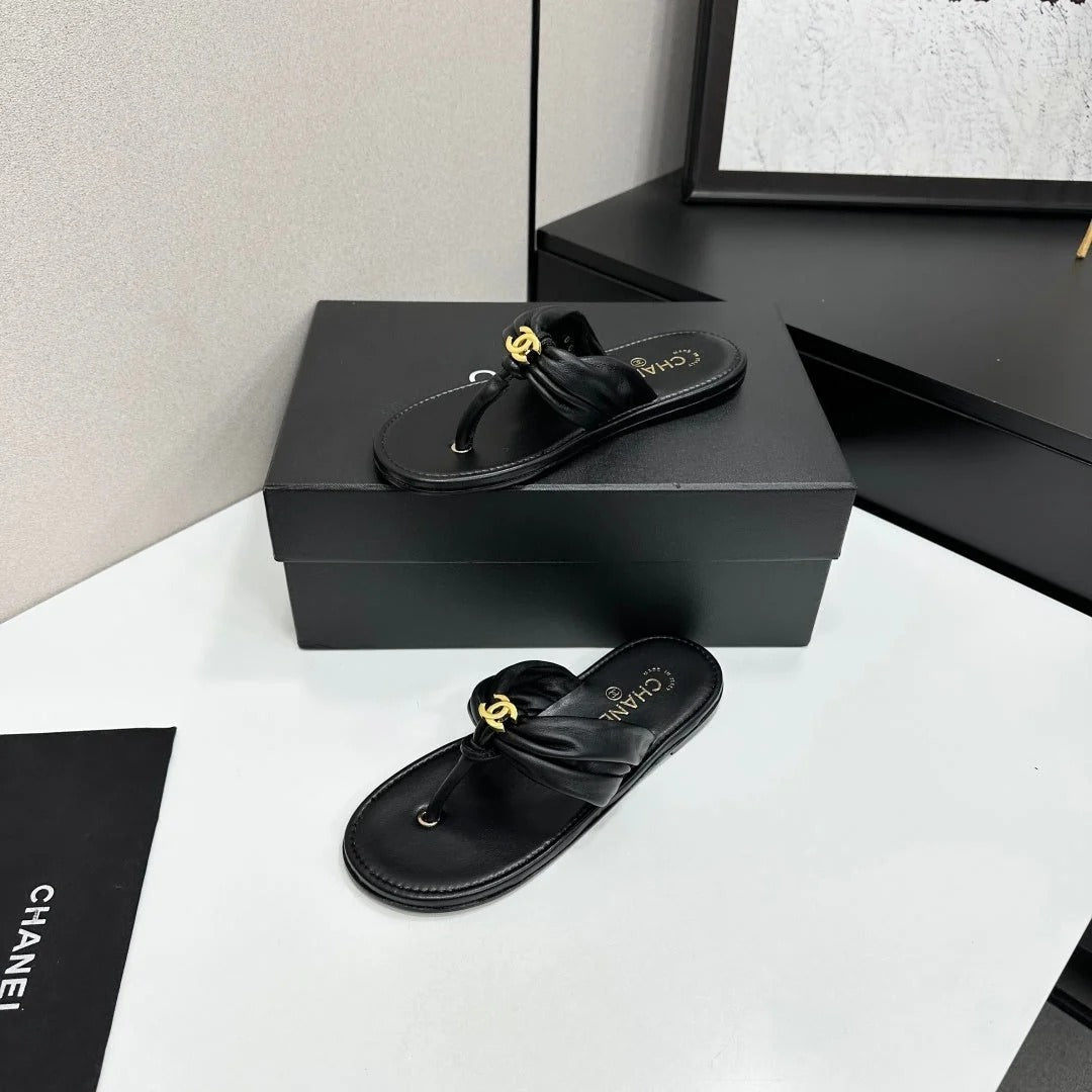 Chanel 2026 Thong Sandals Sheepskin 928636